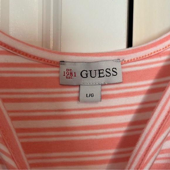 GUESS Summer Maxi Dress Barely Worn Size L - Picture 3 of 3